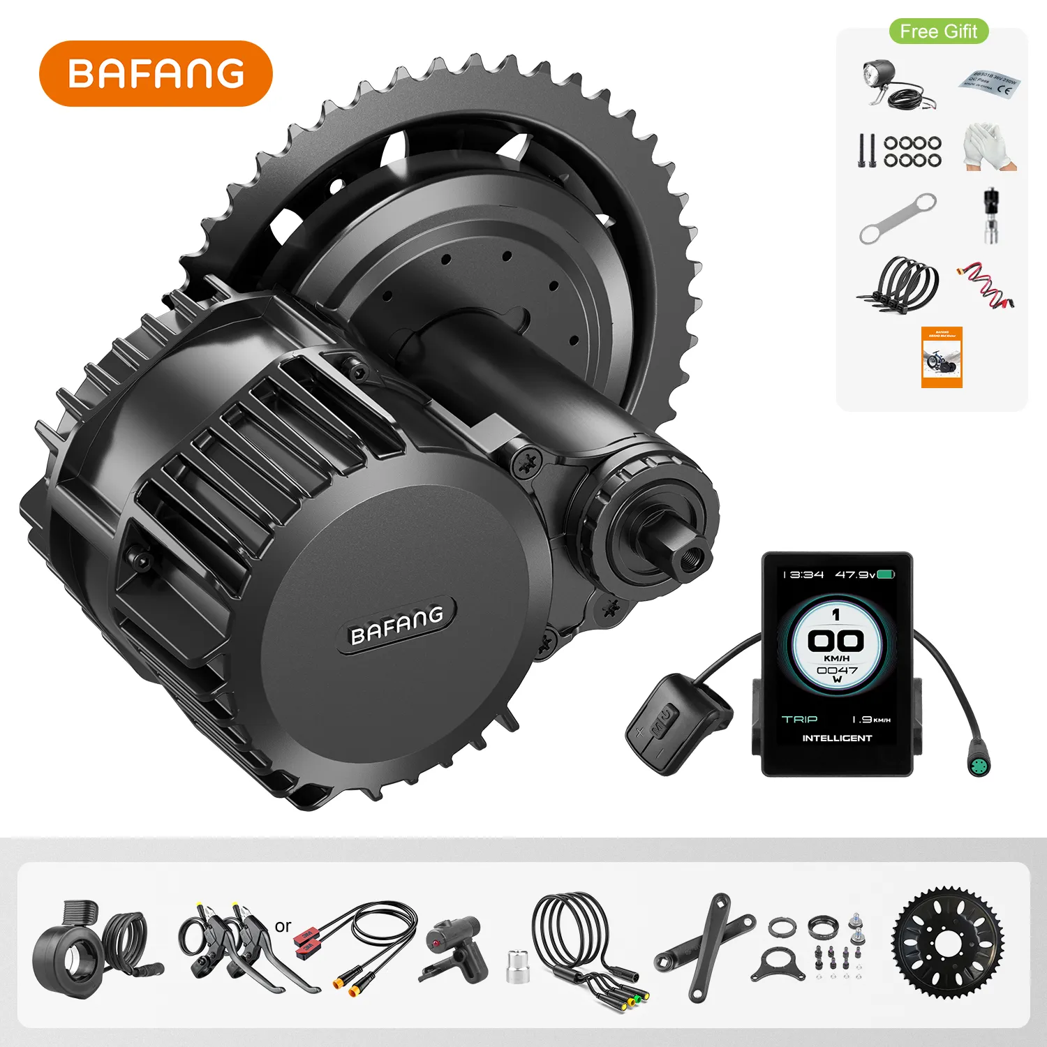 Bafang Bbshd 1000W Conversion Kit - Bafang M615 MM G320.1000 UART Engine
