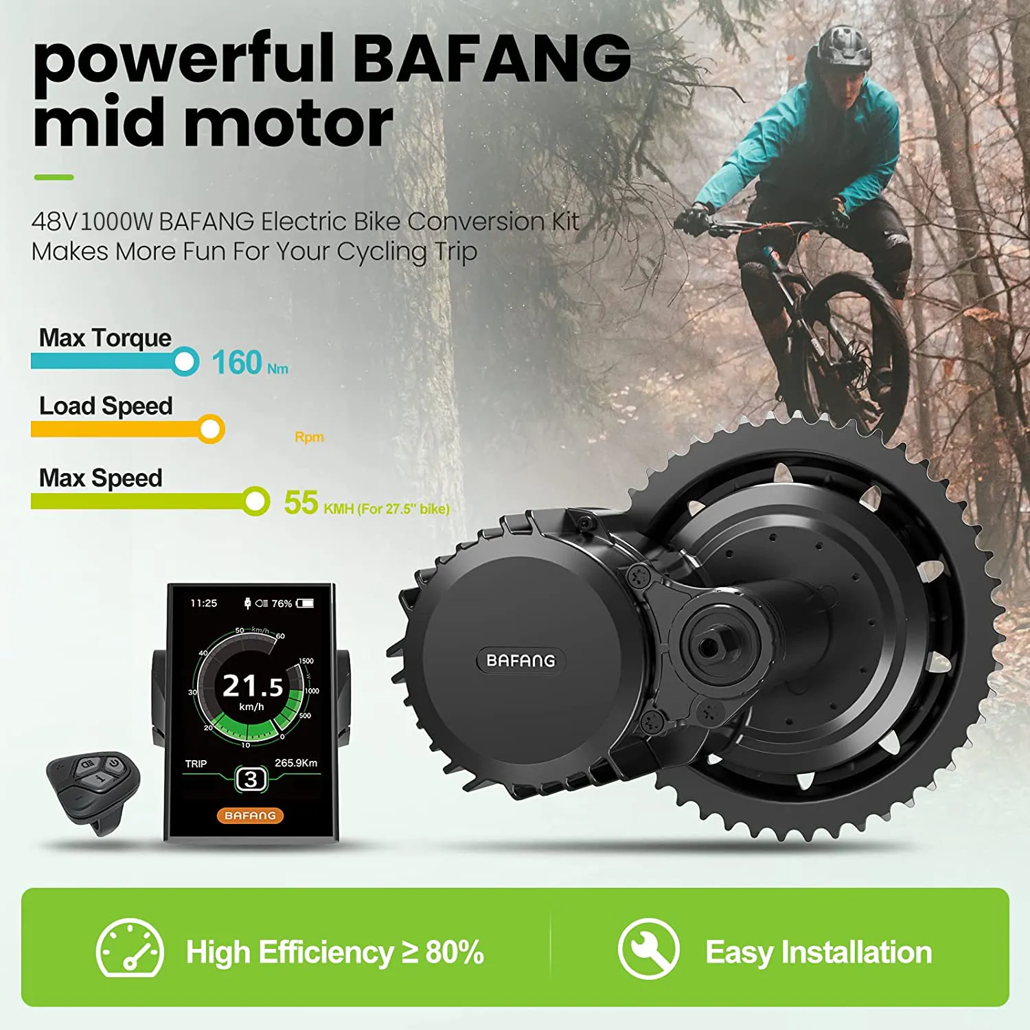 Bafang M615 MM G320.1000 UART  - Bafang Bbshd 1000W Conversion Kit ulasan dan harga