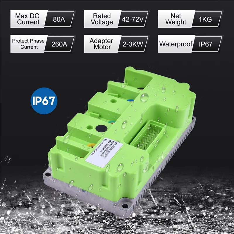 Fardriver 48V-72V 80A 3KW Sine - Sine Wave Controller 48V 72V 80A ulasan dan harga